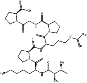 Selank peptide chemical structure