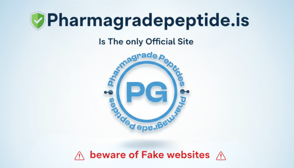 PharmaGradePeptide.is Is the Only Official Site - Beware of Fake Websites!